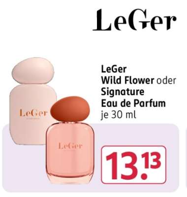 LeGer Wild Flower oder Signature Eau de Parfum je 30 ml