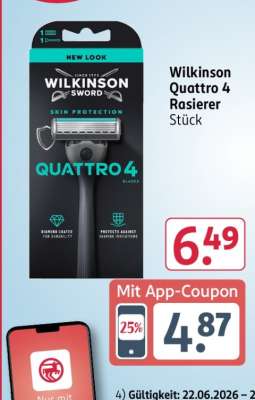 Wilkinson Quattro 4 Rasierer