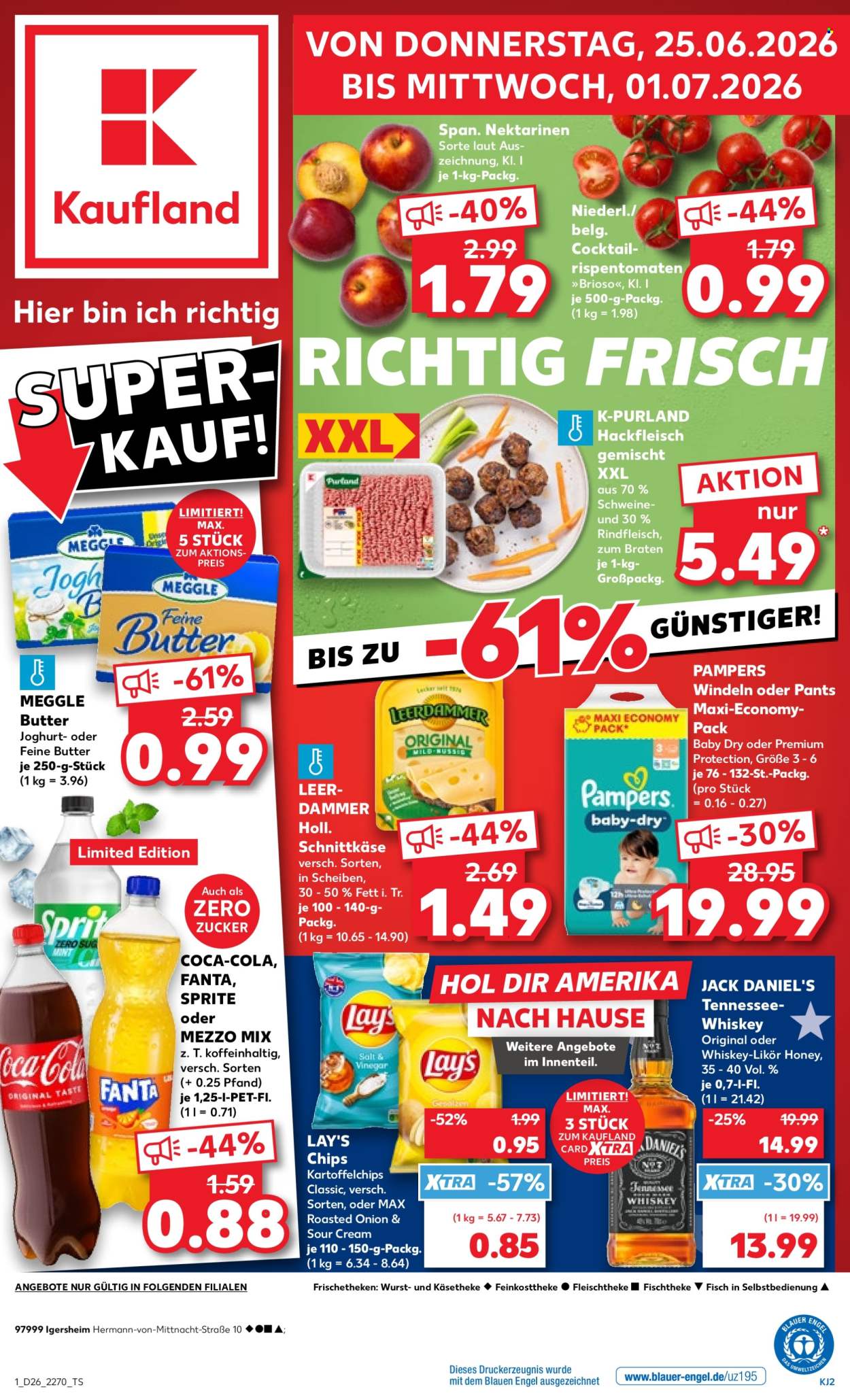 Kaufland Prospekte  - 25.06.2026 - 1.07.2026. Seite 1
