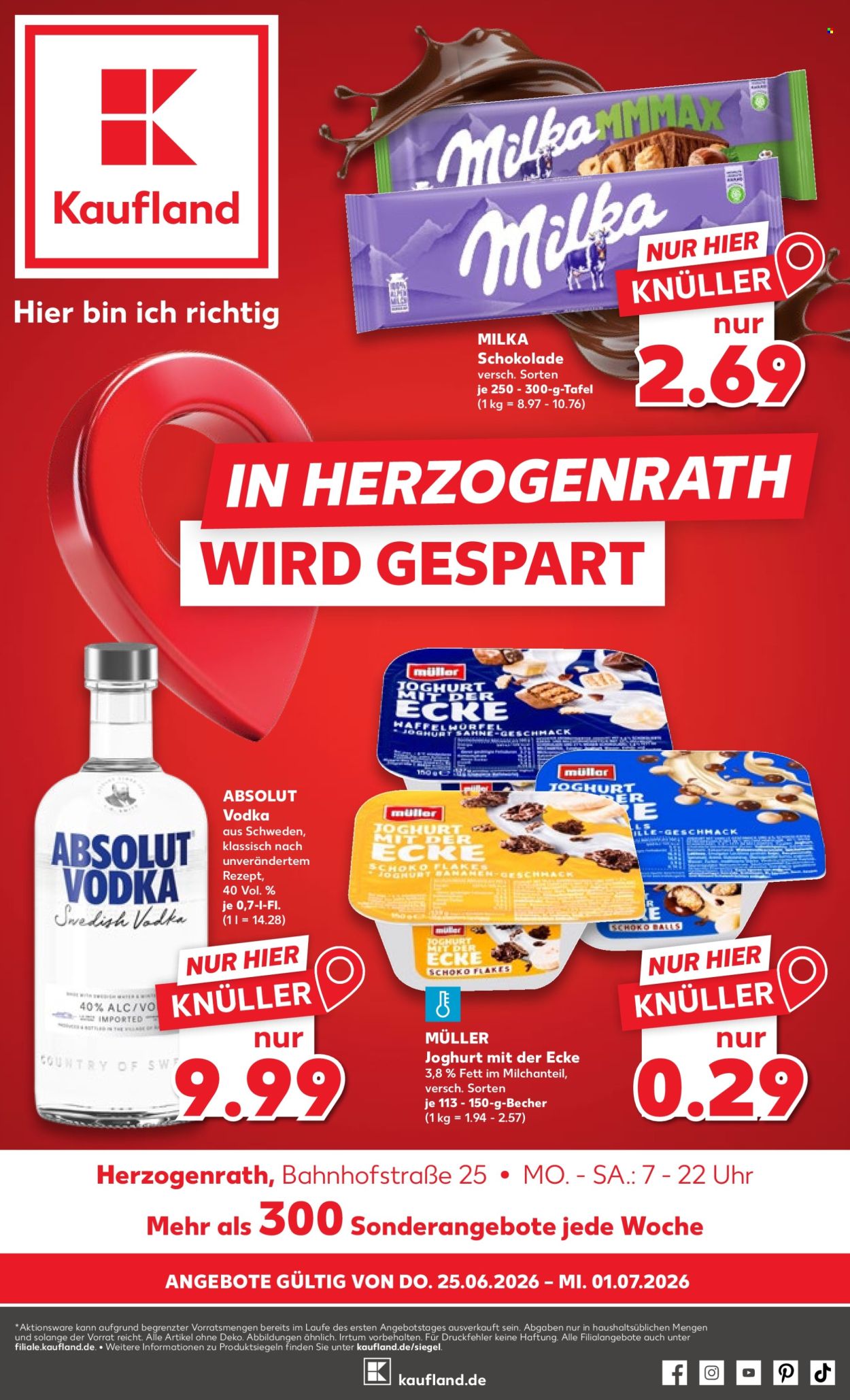 Kaufland Prospekte  - 25.06.2026 - 1.07.2026. Seite 1