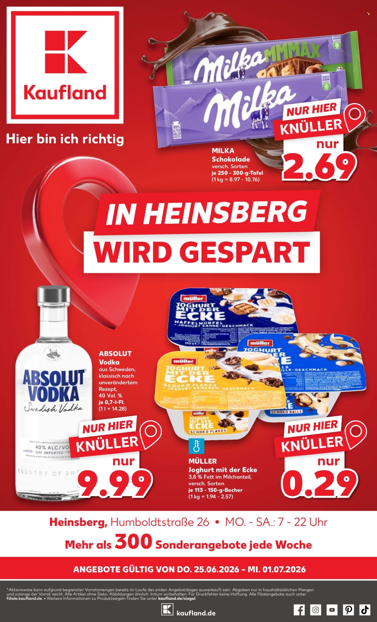 Kaufland Prospekte  - 25.06.2026 - 1.07.2026. Seite 1
