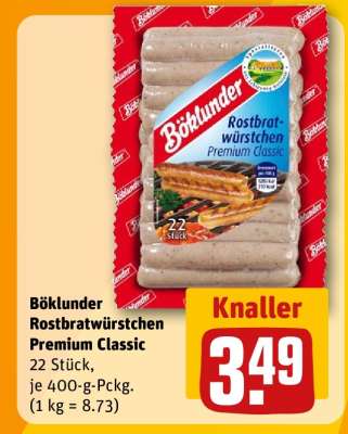 Böklunder Rostbratwürstchen Premium Classic
