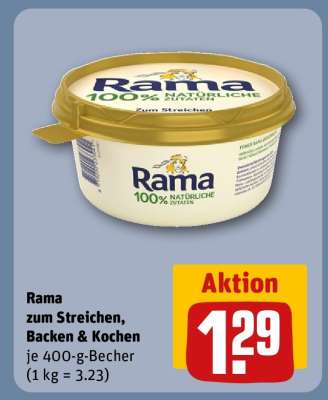 Rama zum Streichen, Backen & Kochen