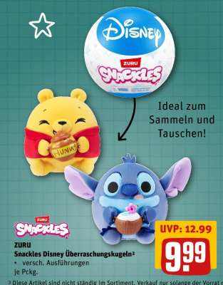 ZURU Snackles Disney Überraschungskugeln