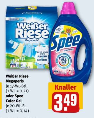 Weißer Riese Megaperls oder Spee Color Gel
