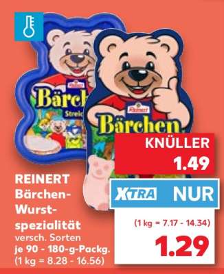 REINERT Bärchen-Wurstspezialität