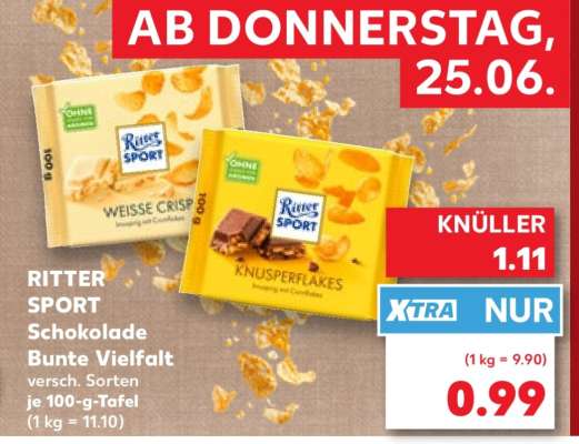 Ritter Sport Schokolade Bunte Vielfalt