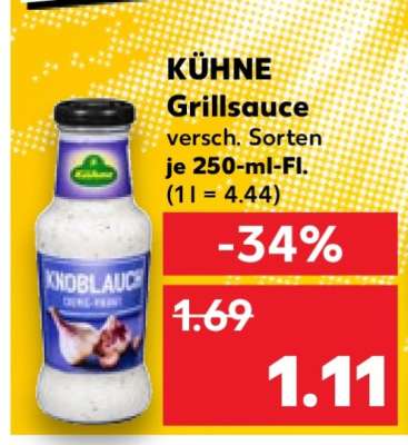 KÜHNE Grillsauce
