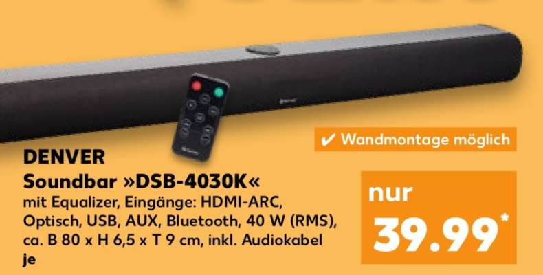 Soundbar »DSB-4030K«