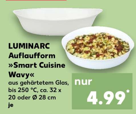 LUMINARC Auflaufform »Smart Cuisine Wavy«