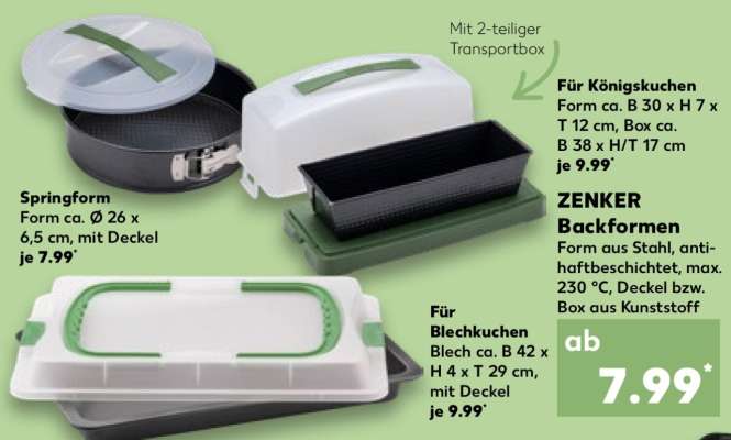 ZENSER Backformen
