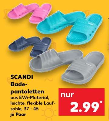 SCANDI Badepantoletten