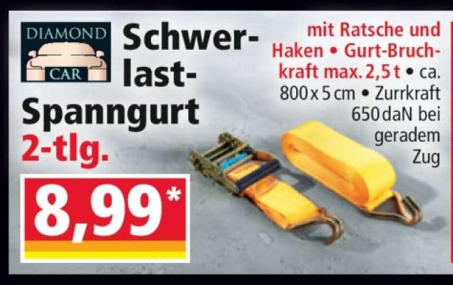 Schwerlast-Spanngurt 2-tlg.