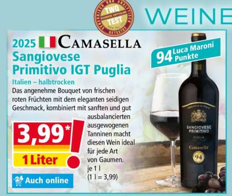Camasella Sangiovese Primitivo IGT Puglia