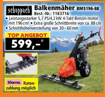Balkenmäher BMS196-88