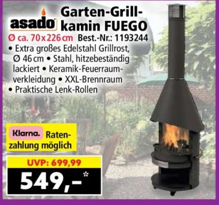 Garten-Grillkamin FUEGO