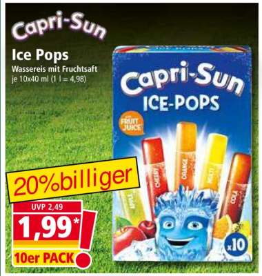 CAPRI SUN Ice Pops