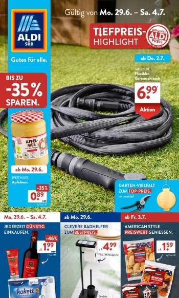 Prospekte ALDI SÜD - 29.06.2026 - 4.07.2026.