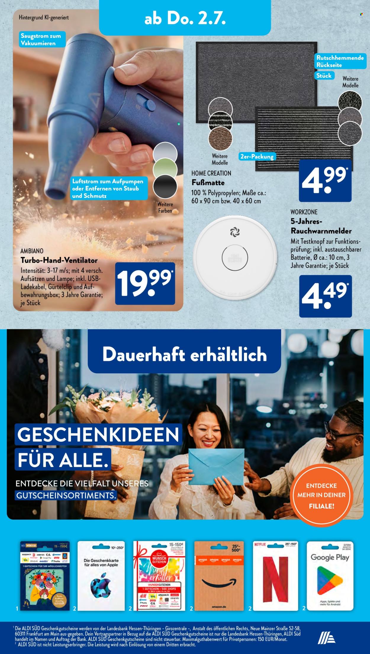 ALDI SÜD Prospekte  - 29.06.2026 - 4.07.2026. Seite 16