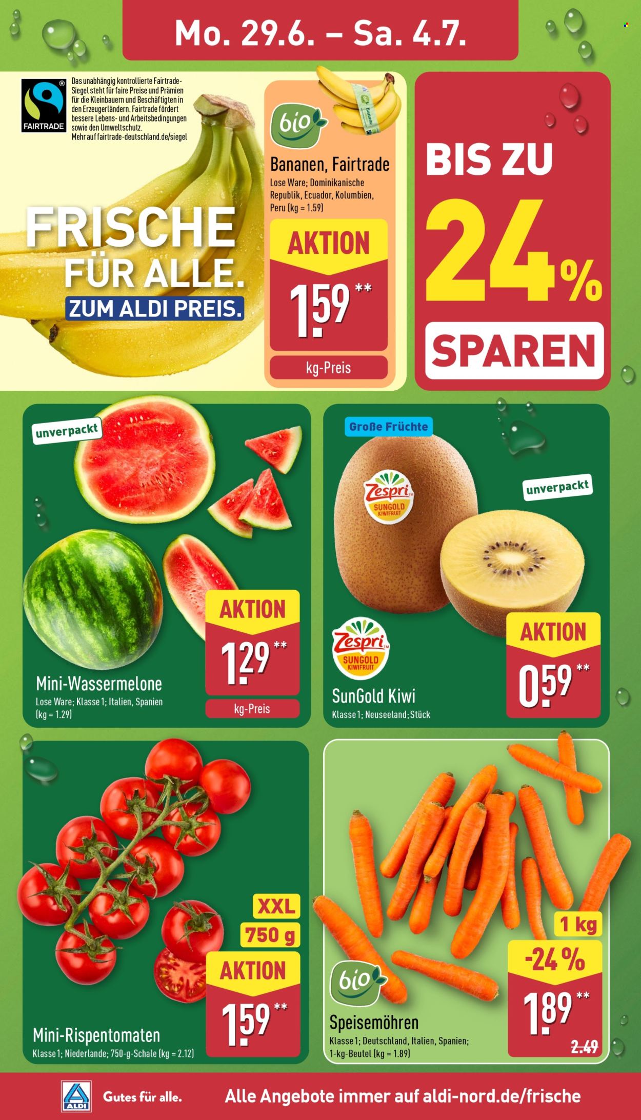 Leták ALDI Nord - 29.6.2026 - 4.7.2026. Strana 2
