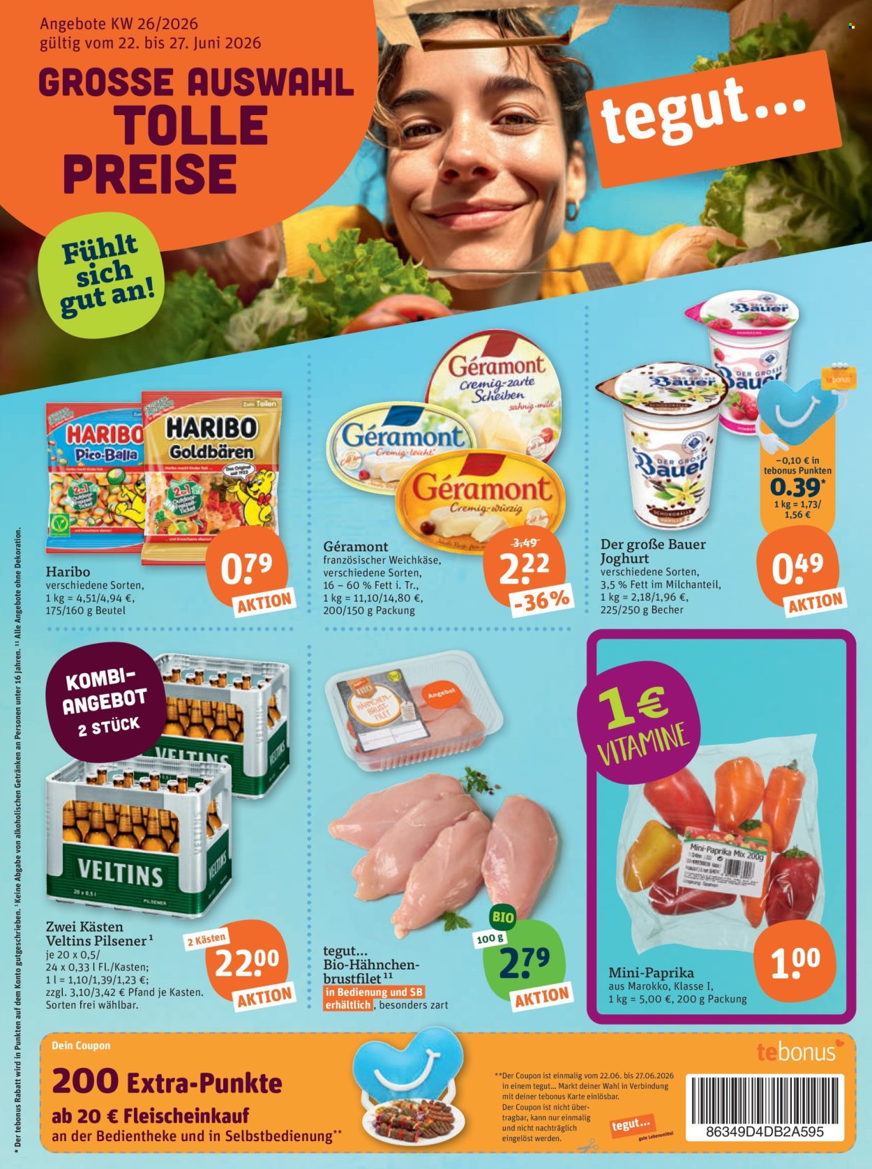 tegut... Prospekte  - 22.06.2026 - 27.06.2026. Seite 3