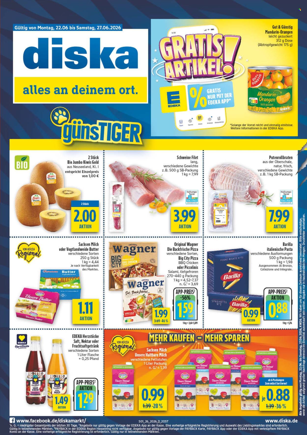 Diska Prospekte  - 22.06.2026 - 27.06.2026. Seite 3