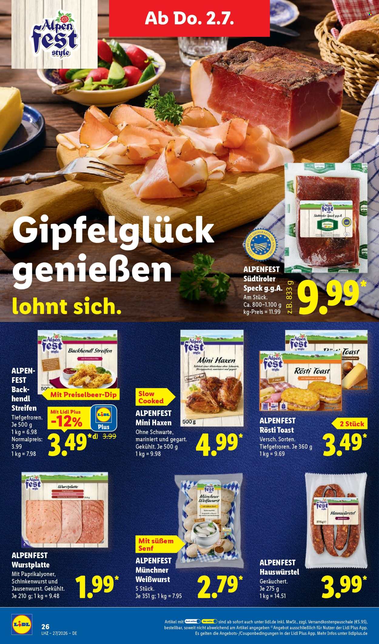 Lidl Prospekte  - 29.06.2026 - 4.07.2026. Seite 54