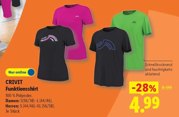 CRIVIT Funktionsshirt