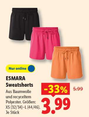 ESMARA Sweatshorts