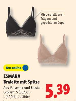 ESMARA Bralette mit Spitze