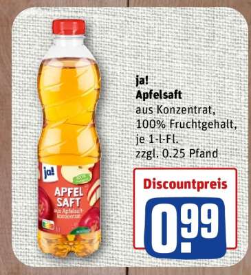 ja! Apfelsaft