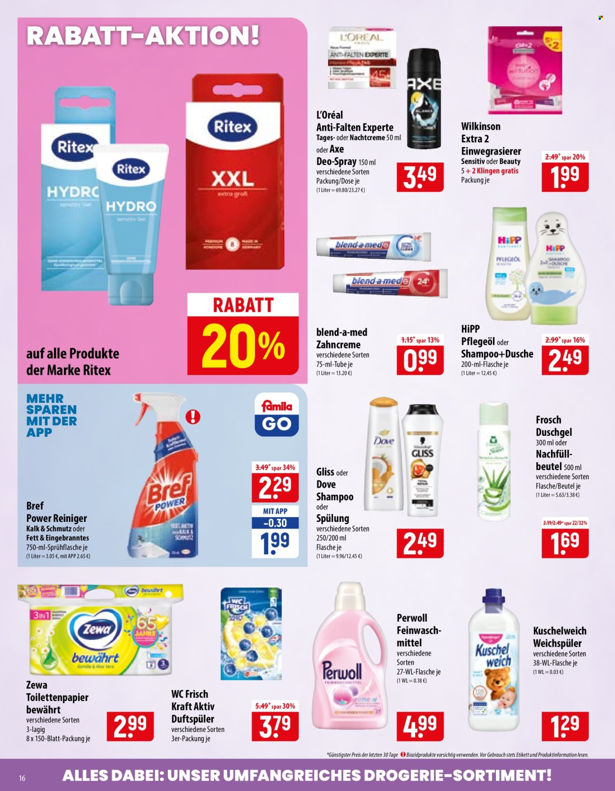 famila Prospekte  - 22.06.2026 - 27.06.2026. Seite 16