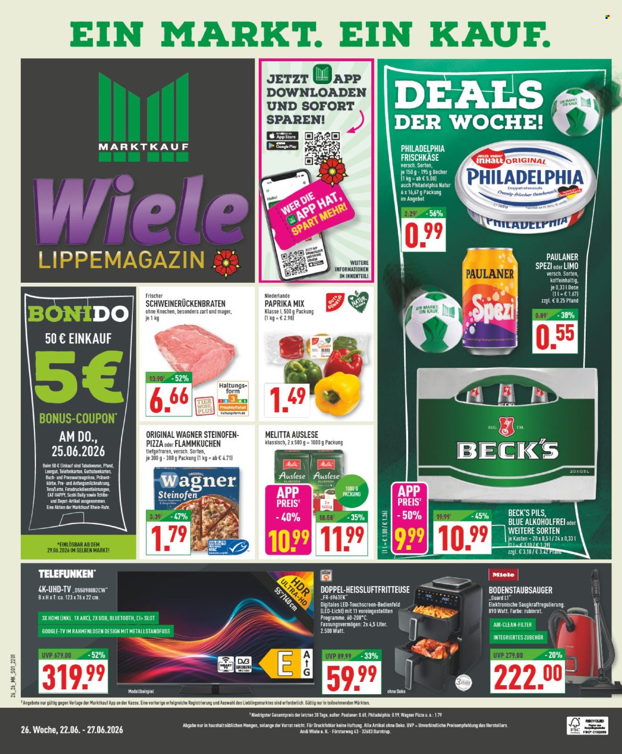 Marktkauf Prospekte  - 22.06.2026 - 27.06.2026. Seite 1