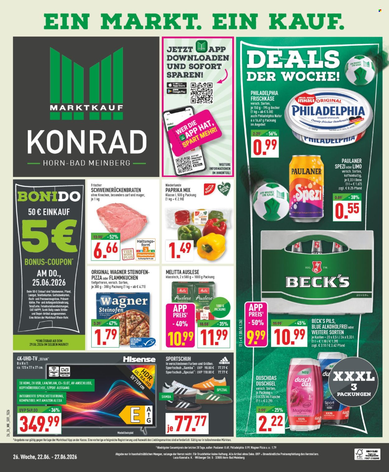 Marktkauf Prospekte  - 22.06.2026 - 27.06.2026. Seite 1