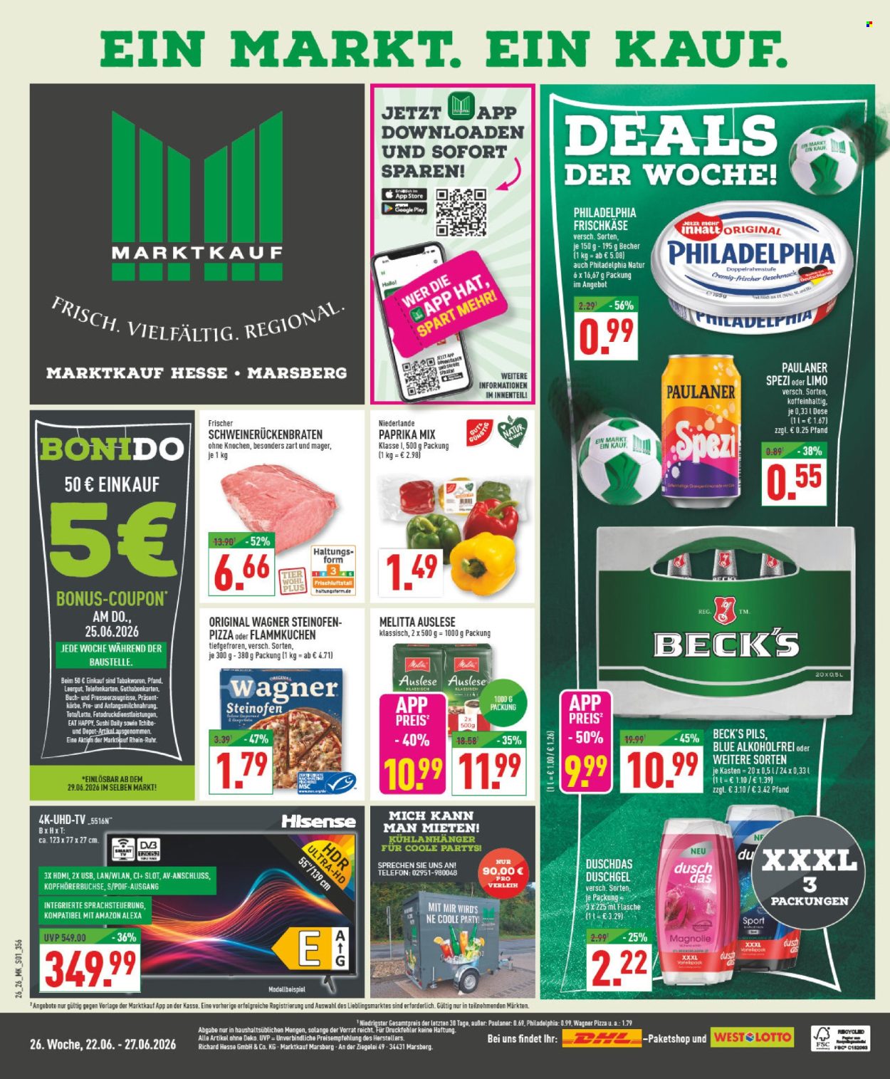 Marktkauf Prospekte  - 22.06.2026 - 27.06.2026. Seite 1