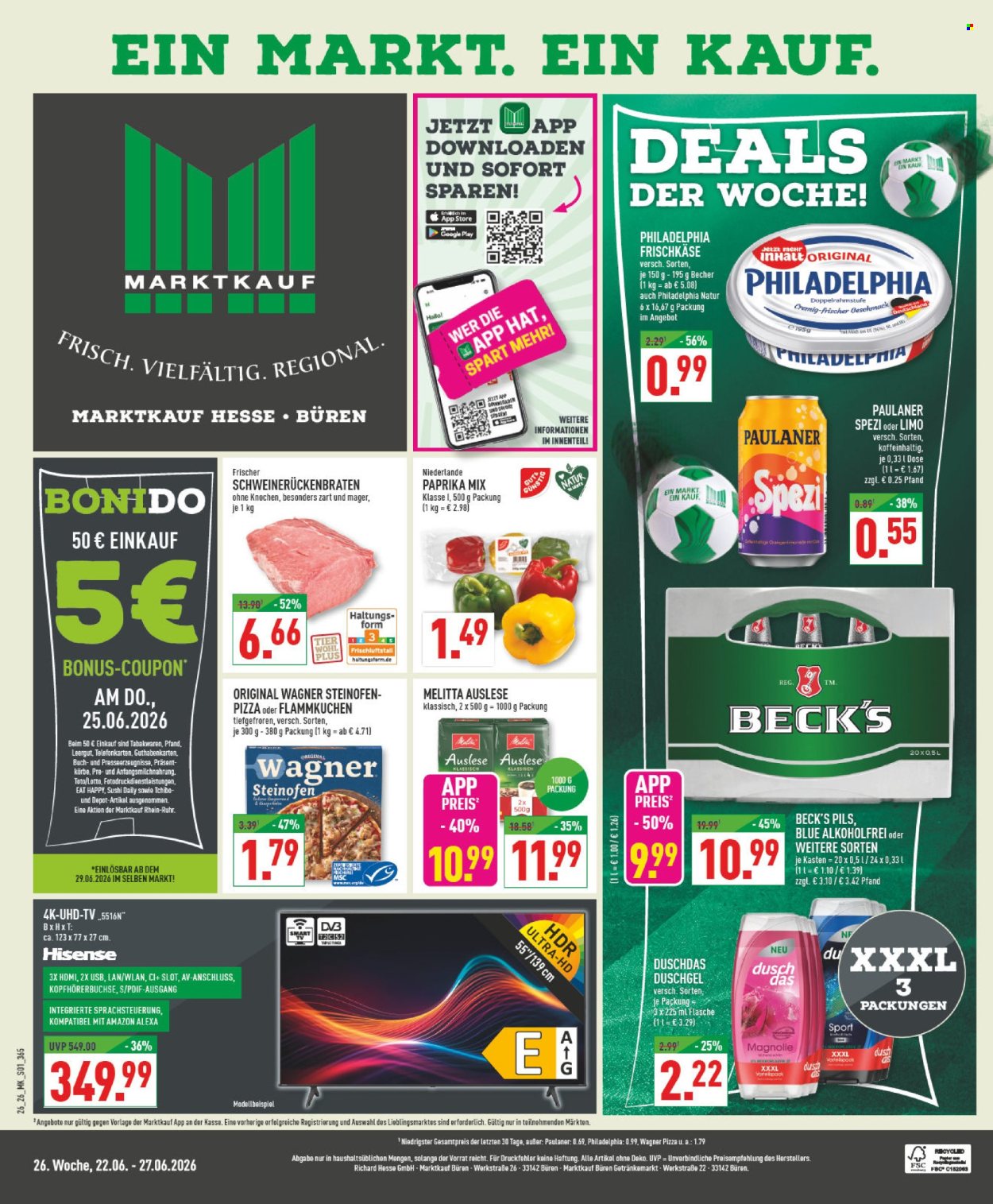 Marktkauf Prospekte  - 22.06.2026 - 27.06.2026. Seite 1