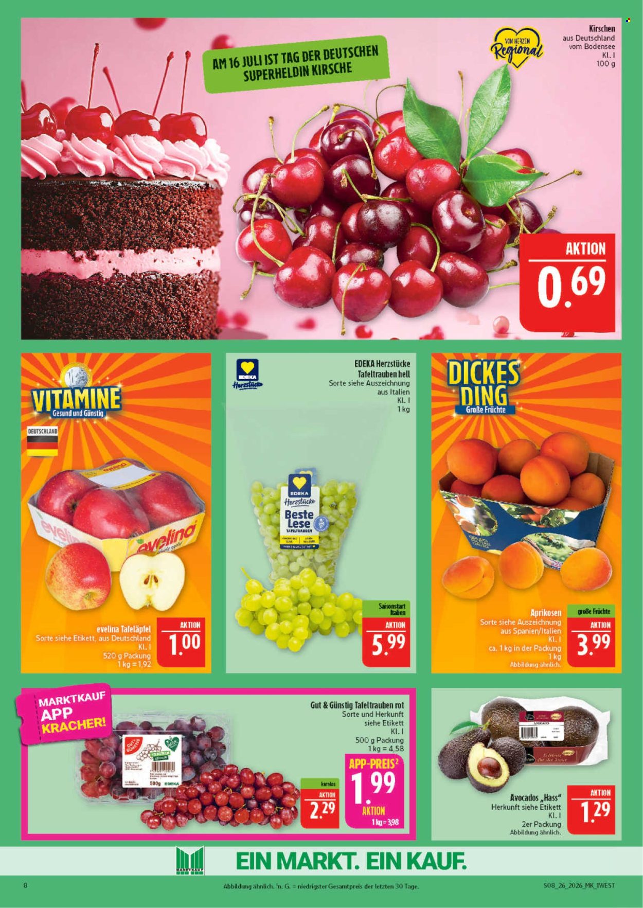 Marktkauf Prospekte  - 22.06.2026 - 27.06.2026. Seite 8