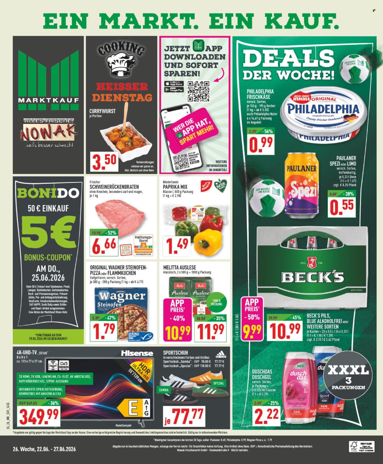 Marktkauf Prospekte  - 22.06.2026 - 27.06.2026. Seite 1