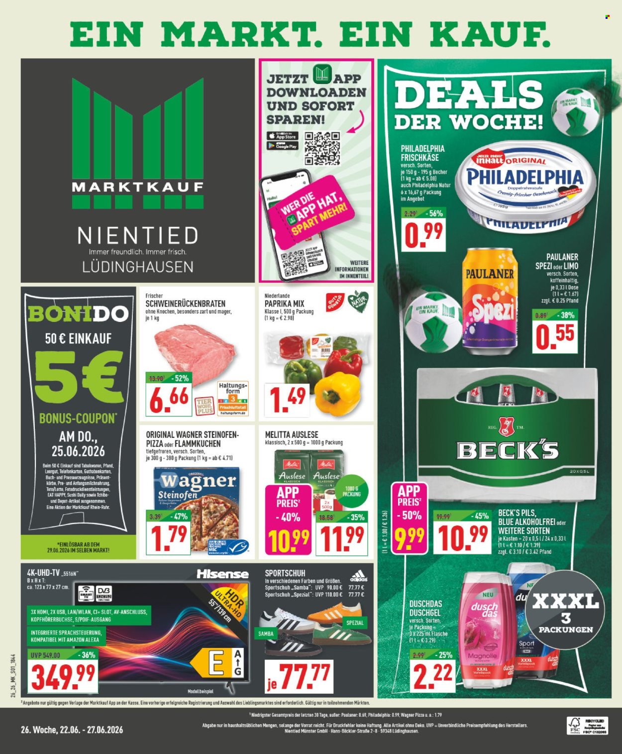 Marktkauf Prospekte  - 22.06.2026 - 27.06.2026. Seite 1