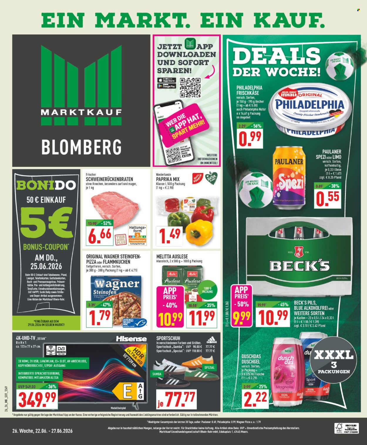 Marktkauf Prospekte  - 22.06.2026 - 27.06.2026. Seite 1