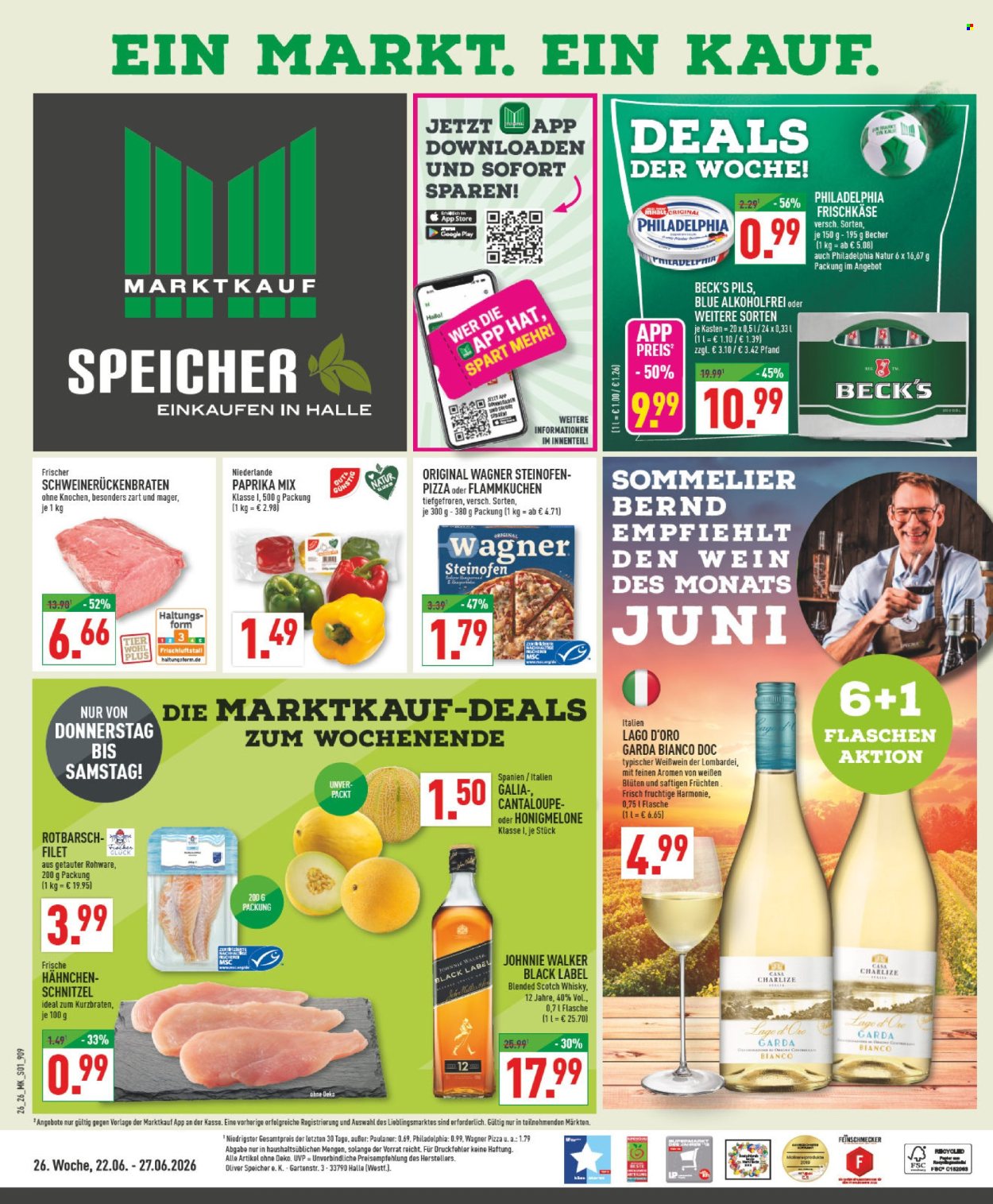 Marktkauf Prospekte  - 22.06.2026 - 27.06.2026. Seite 1