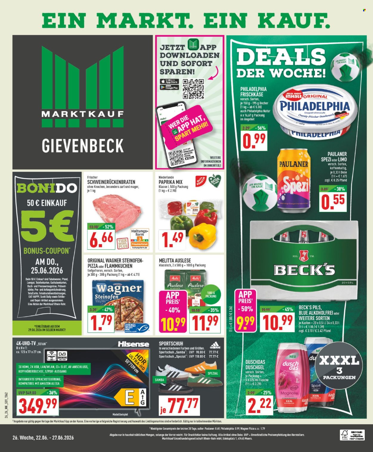 Marktkauf Prospekte  - 22.06.2026 - 27.06.2026. Seite 1