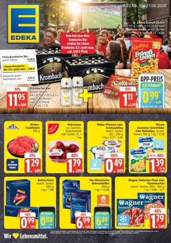 Prospekte Edeka - 22.06.2026 - 27.06.2026.
