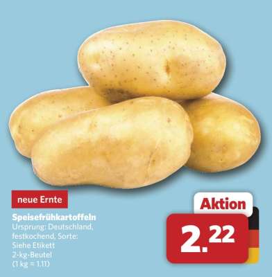Speisefrühkartoffeln