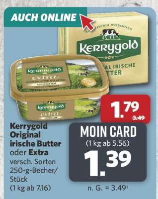 Kerrygold Original Irische Butter oder Extra