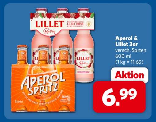 Aperol & Lillet 3er