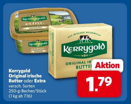 Kerrygold Original Irische Butter oder Extra
