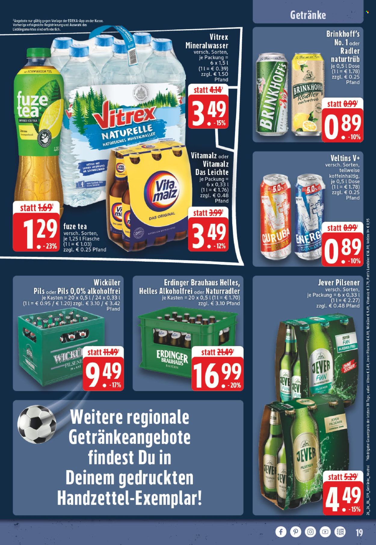 Edeka Prospekte  - 22.06.2026 - 27.06.2026. Seite 19
