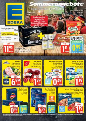 Prospekte Edeka - 22.06.2026 - 27.06.2026.