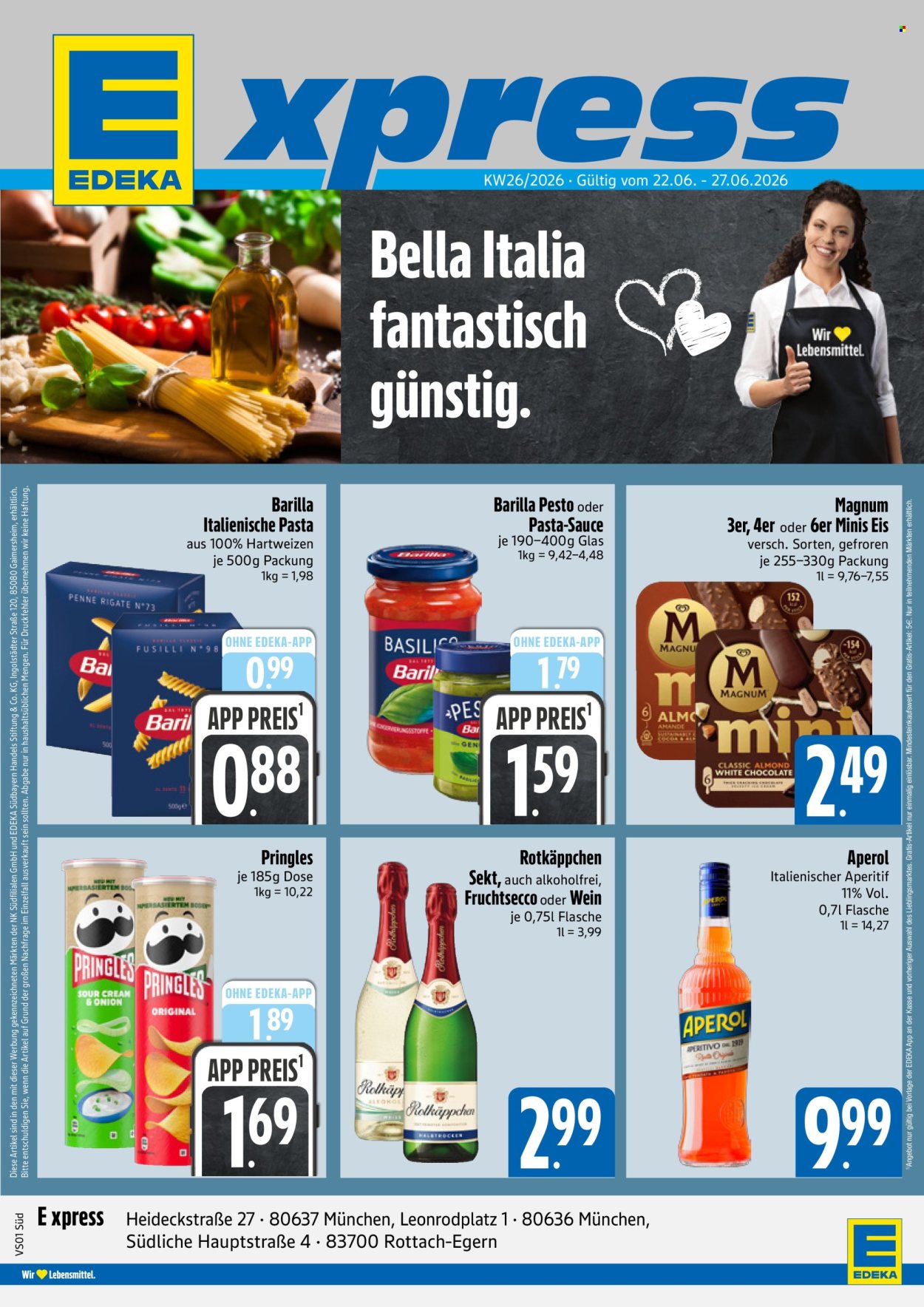 Edeka Prospekte  - 22.06.2026 - 27.06.2026. Seite 1